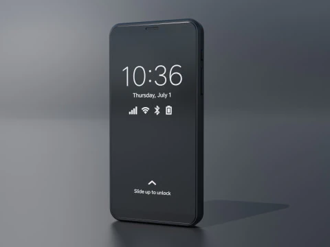 Purism Librem 5 Smartphone 3D Model