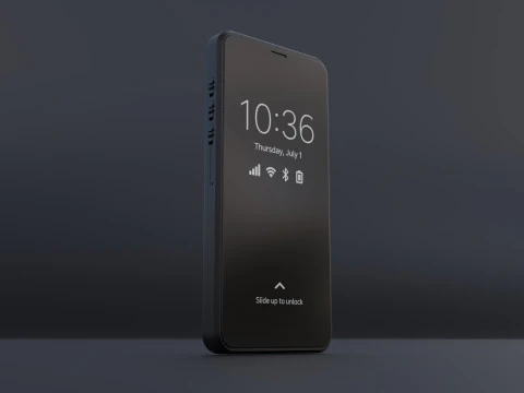 Purism Librem 5 Smartphone 3D Model