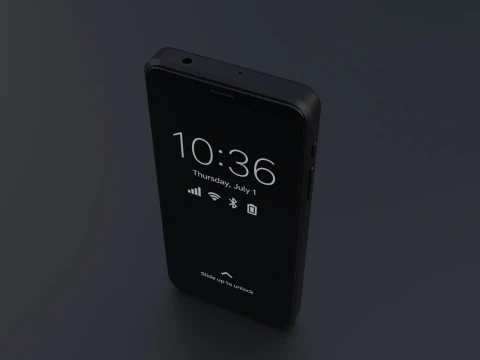 Purism Librem 5 Smartphone 3D Model