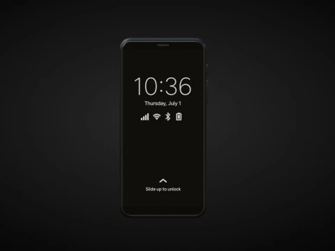Purism Librem 5 Smartphone 3D Model