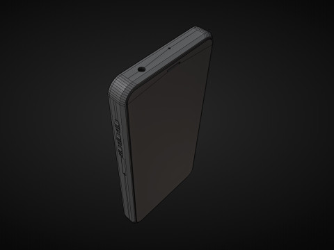 Purism Librem 5 Smartphone Modello 3D