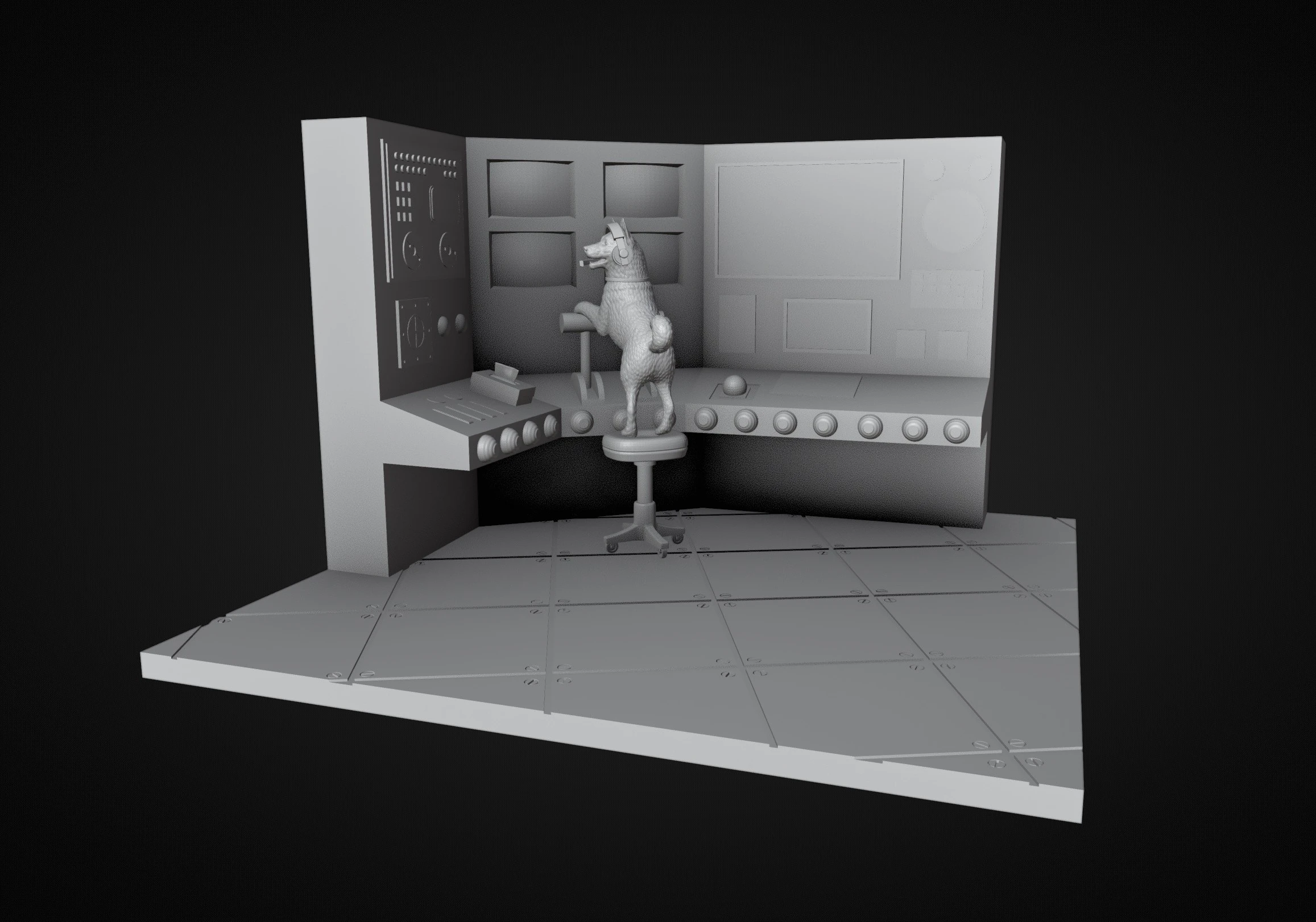 Silent Hill Dog Ending 3D Print Model .c4d .max .obj .3ds .fbx .stl .blend 