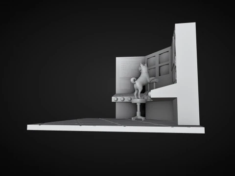 Silent Hill Dog Ending 3D Print Model