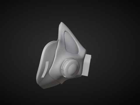 Military Helmet and Gas Mask Modelo de Impressão 3D