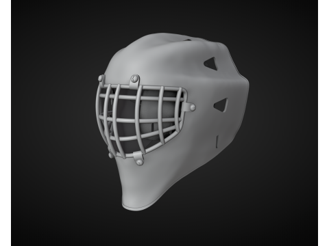 John Vanbiesbrouck Armadilla Goalie Mask Hockey 3D Druckmodell