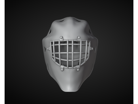 John Vanbiesbrouck Armadilla Goalie Mask Hockey Modello di stampa 3D
