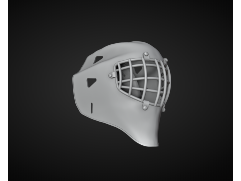 John Vanbiesbrouck Armadilla Goalie Mask Hockey Modello di stampa 3D