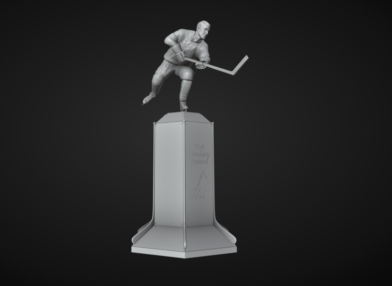 Ted Lindsay Trophy Modello di stampa 3D .c4d .max .obj .3ds .fbx .stl .blend 