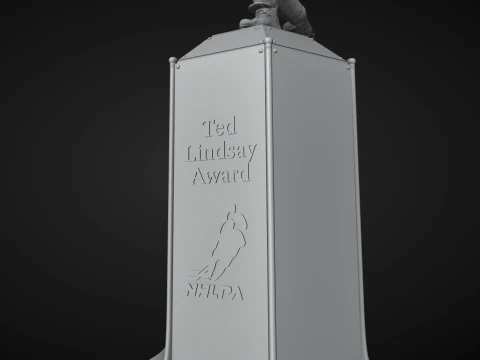 Ted Lindsay Trophy 3D Print Model