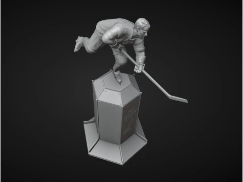 Ted Lindsay Trophy 3D Print Model