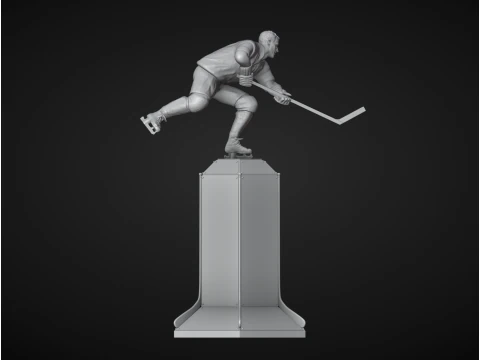 Ted Lindsay Trophy 3D Print Model