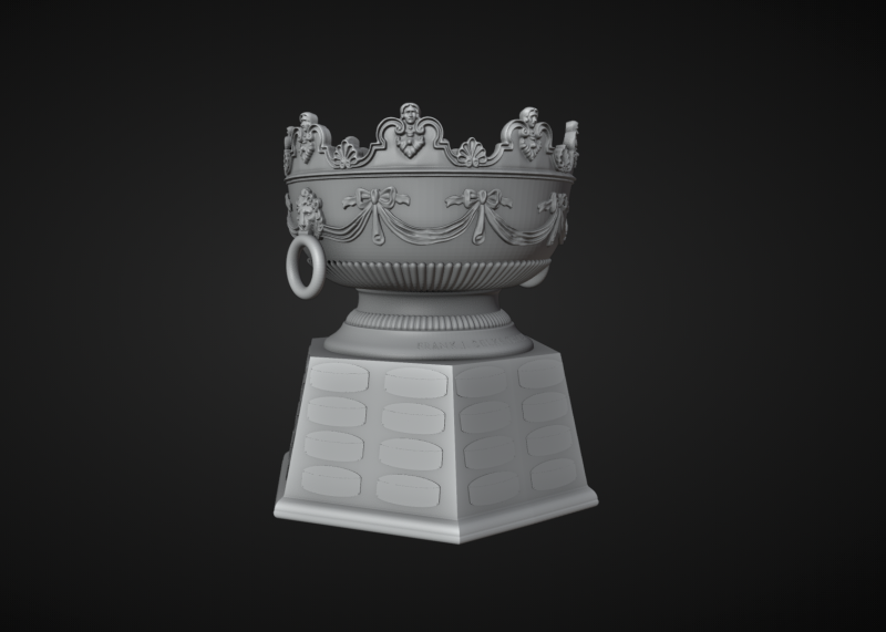 Frank J Selke Trophy 3D Принт Модель .c4d .max .obj .3ds .fbx .stl .blend