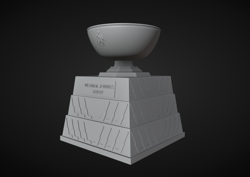 William M Jennings Trophy 3D Принт Модель .c4d .max .obj .3ds .fbx .stl .blend 