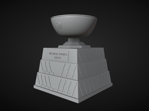 William M Jennings Trophy 3D Print Model