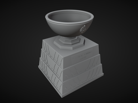 William M Jennings Trophy 3D Принт Модель