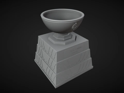 William M Jennings Trophy 3D Print Model