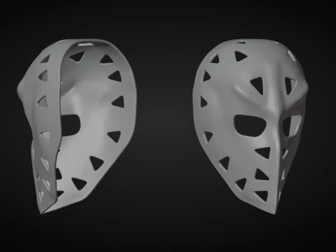 Gary Edwards Goalie Hockey Mask 3D Print Model