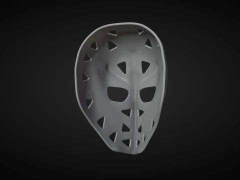 Gary Edwards Goalie Hockey Mask 3D Print Model