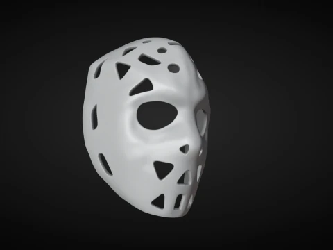 Dave Dryden Hockey Mask 3D Print Model
