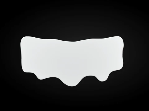 Melting Wall Mount Shelf 3D Print Model