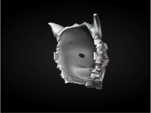 Wolf Mask 3D Print Model