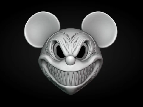 Capacete malvado do Mickey Mouse Modelo de Impressão 3D