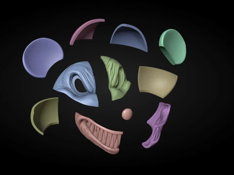 Evil Mickey Mouse Helmet 3D Print Model