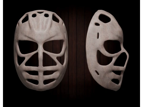 Ken Dryden Pretzel Hockey Goalie Mask 3D Print Model