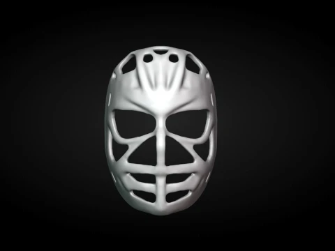 Ken Dryden Pretzel Hockey Goalie Mask 3D Print Model