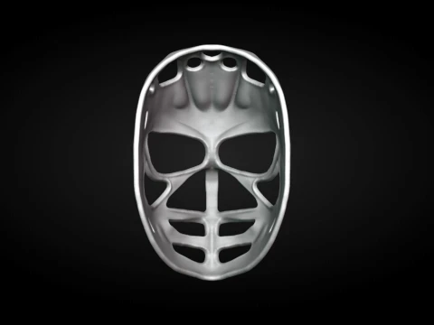 Ken Dryden Pretzel Hockey Goalie Mask 3D Print Model