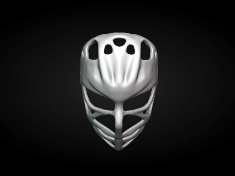 Ken Dryden Pretzel Hockey Goalie Mask 3D Print Model