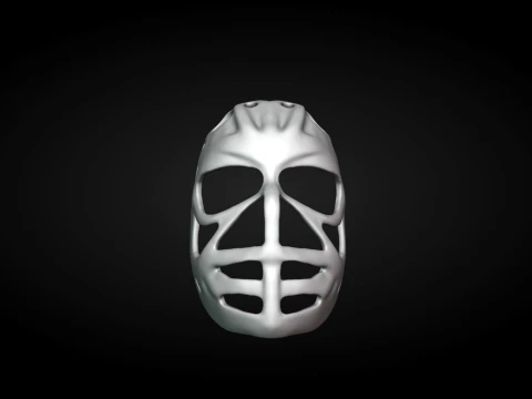Ken Dryden Pretzel Hockey Goalie Mask 3D Print Model