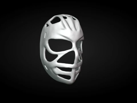 Ken Dryden Pretzel Hockey Goalie Mask 3D Print Model