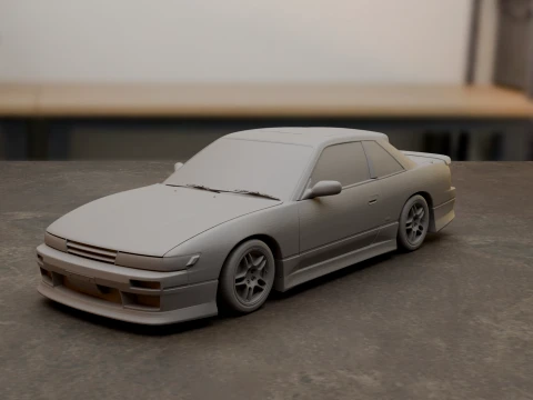 Nissan Silvia S13 3D Print Model