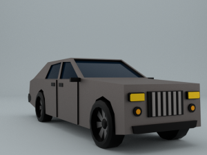 car pack low-poly low-poly Model 3D