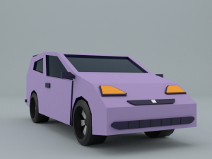 car pack low-poly low-poly Model 3D