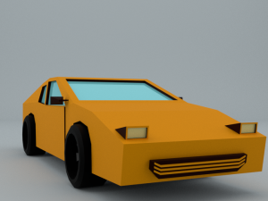 car pack low-poly low-poly Model 3D