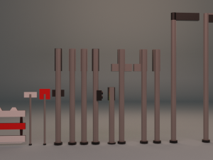 traffic lights pack low-poly game ready low-poly 3D Модель