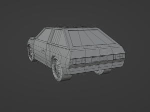 VAZ-2108 Low poly car Modèle 3D