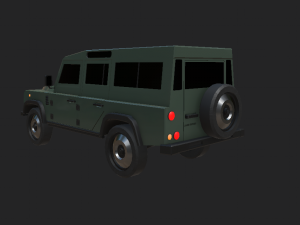 Land rover low poly car 3D 모델