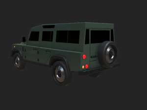 Land rover low poly car 3D Model
