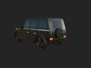 Mercedes-Benz G class low poly Model 3D