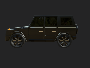 Mercedes-Benz G class low poly Model 3D