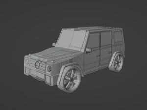 Mercedes-Benz G class low poly 3D Model