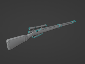 Mosin rifle 3D 模型