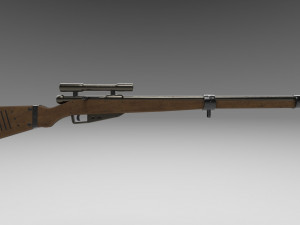 Mosin rifle 3D Model