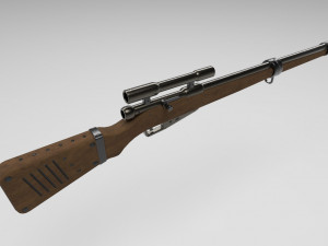 Mosin rifle 3D 模型