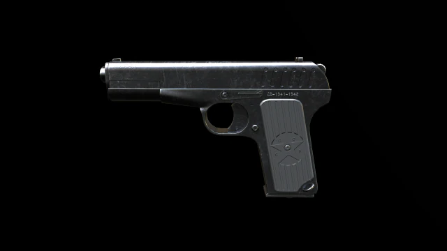 Pistola TT Modelo 3D .c4d .max .obj .3ds .fbx .stl .blend