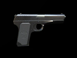 Pistola TT Modelo 3D