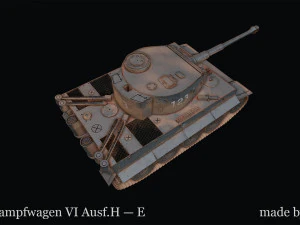 Panzerkampfwagen VI AusfH E 3D Model